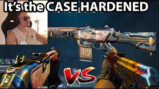 He tries out New Skins CASE HARDENED Sick Variant | FakeAnanas