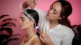 ASMR 5+HR LONG 60s Perfectionist Styling, Scalp Check & Spa, Gems Makeup, Fire Cupping, Hair Styling