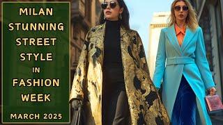 Milan Fashion Week 2025 : Italian March Street Style Trends