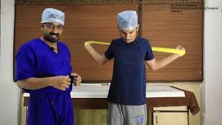 Shoulder exercises after Bankart and Rotator cuff surgery Dr Brajesh Dadrya