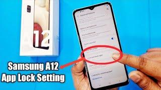 Samsung A12 / M12 App Lock Setting | How to use S Secure Folder Lock