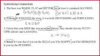 1.2 Answers for Symbolizing Conjunctions