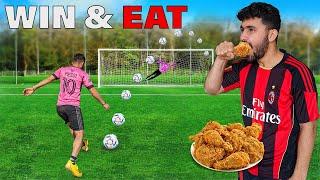 Kick, Score, Eat : The Safi - Noor Penalty Challenge ! #football #challenge