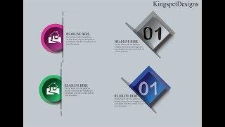 Infographics Design Ideas 1 - CorelDraw X7 Tutorial - KingspetDesigns