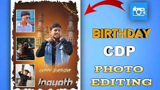 happy birthday photo editing in telugu