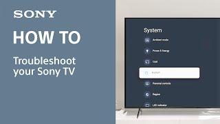 Sony | TV Troubleshooting Tips