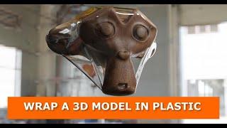 How to wrap your 3D model in plastic in Blender