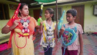 "WOW" WATER GUN FIGHT | இந்த GUN வேற எங்கயும் கிடையாது .... | Mrs.Abi 2.0