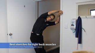 Best stretches for tight back muscles by Physio Adelaide