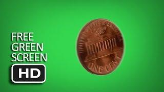 NEW Free Green Screen - Spinning Coin 3