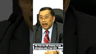 Penamaan calon: 3 Ogos 2023 Undi awal: 5 Sept 2023.                  Tarikh mengundi: 9 Sept 2023