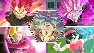 NEW CHARACTERS! Ultra Goku Black & SSG Vegeta, SSJ Broly,  Super Android 18 & Videl DLC 17 Gameplay