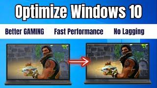 How To Optimize Windows 10 For GAMING & Best PERFORMANCE - Best Settings (2024 NEW*)