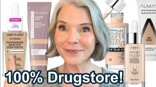 NEW Drugstore 2024! Testing 5 Drugstore Skin Tints for Dry, Mature Skin | With Beyond 50 Skin