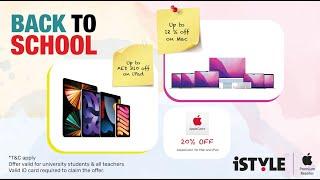 iSTYLE Back to School offer 2022 | iSTYLE.AE