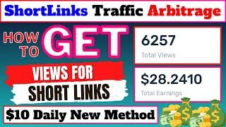 Short Links Traffic Arbitrage  | How To Get Views For URL Shortener To Make Money 