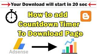 How to add countdown Time in Blogger