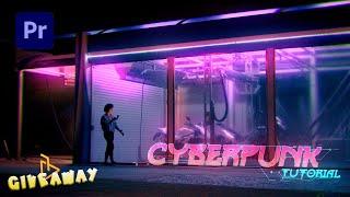 Create a CYBERPUNK Video Look in SECONDS in Adobe Premiere Pro