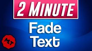 How to Fade Text In and Out in Shotcut (Fast Tutorial)