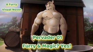 [Pervader 01] Furry & Magic? Yes! #furryvisualnovel