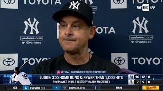 Aaron Boone on Aaron Judge 300th career HR, Juan Soto 4th straight HR as Yankees def. White Sox 10-2