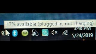 SOLVED DELL and other laptops "Pluggeg in not charging" problem.