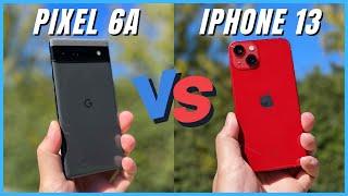 Pixel 6a vs iPhone 13 Camera Test + Real-World Test (Golf Vlog)