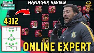 THIS 4312 MANAGER HAS A DESTROYING MIND | MANAGER REVIEW | PES 2021 MOBILE