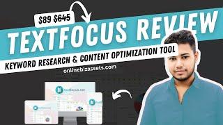 Textfocus Review & Tutorial | Textfocus Appsumo Review | SEO Optimization Tool