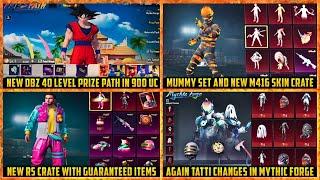  New Prize Path in 900 UC ( 40 level ) in BGMI | Mummy set and m416 in CRATE | Rs Crate in BGMI