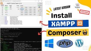 How to Download and Install XAMPP and Composer in Windows | PHP Laravel 2023