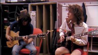 AC/DC - Malcolm and Angus  - BACKSTAGE - 1983