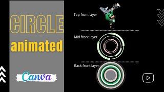 How to create Animation circular motion with canva | Canva tutorial 31