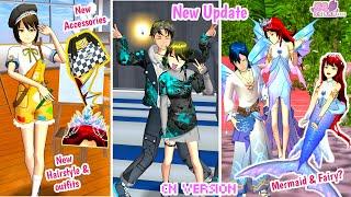 New UPDATE! MERMAID & FAIRY Outfits, Hairstyle+Accessories| Sakura School Simulator Chinese Version