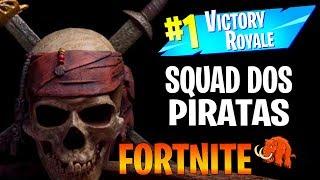 A SQUAD DOS PIRATAS NO FORTNITE É SENSACIONAL ! Ft. CROSS BRUNO GAMEPLAY E ARMAX