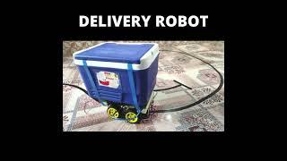 DELIVERY ROBOT- USING ARDUINO #shorts