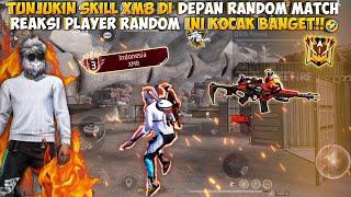 REAKSI RANDOM MATCH INI LUCU BANGET NGELIAT HIRO MAIN PAKE XM8!! FreeFire