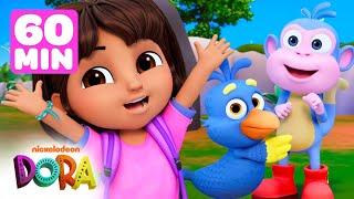 Dora's Baby Animals Rescues & Adventures! #3  60 Minutes | Dora & Friends