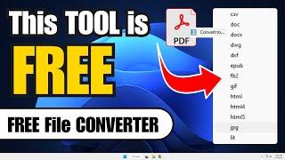 FREE File Converter TOOL Every Windows USER Must Have