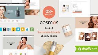 Cosmos - Beauty Cosmetics - Shopify Multipurpose Responsive Theme - TemplateTrip