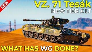 New VZ. 71 Tesák - Tier 10 Autocannon Light Tank | World of Tanks Update 1.26 Patch