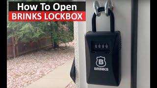 How To Open Brinks Key Lockbox Hanging Style | The DIY Guide | Ep 200