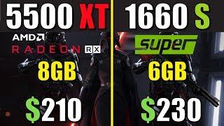 RX 5500 XT vs. GTX 1660 Super