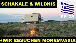 SCHNEE?! Mit dem Offroad-LKW in Griechenland // Sandgefluester #28