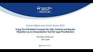 Human Rights Law Centre Events 2021 Online Seminar