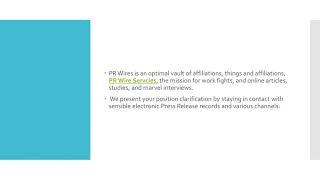 PR WIRES   Business Wire Press Release