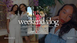 Weekend Vlog : Bridal Shower + Church