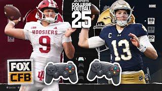 Indiana Hoosiers vs. Notre Dame Fighting Irish | 2024 CFP | College Football 25 Simulation