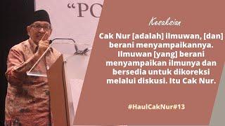 HAUL CAK NUR KE #13 #Kesaksian | Quraish Shihab