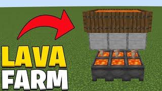 Minecraft 1.21 Simple Lava Farm